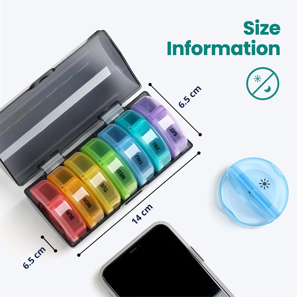 Medimax Tablettenbox, transparent